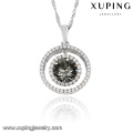 32750-xuping Mode Sterling Silber Farbe Anhänger Kristalle von Swarovski